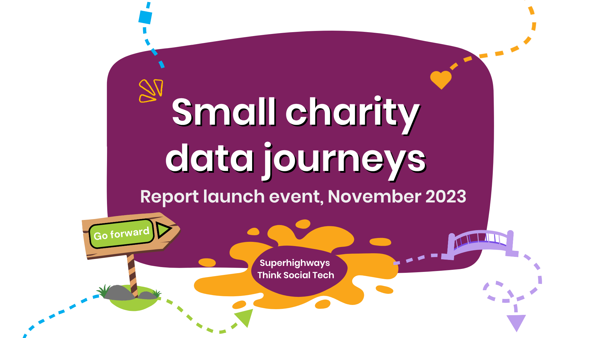 Front cover of the Data Journeys Research Report 2023
