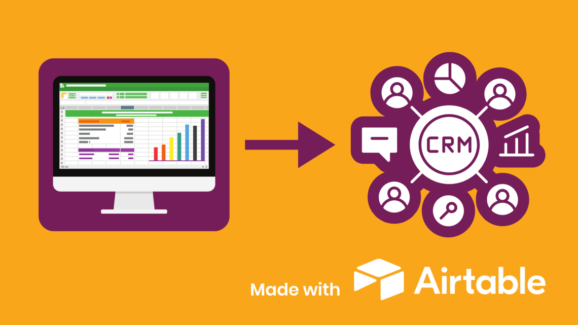 spreadsheet moving to CRM system powered by Airtable