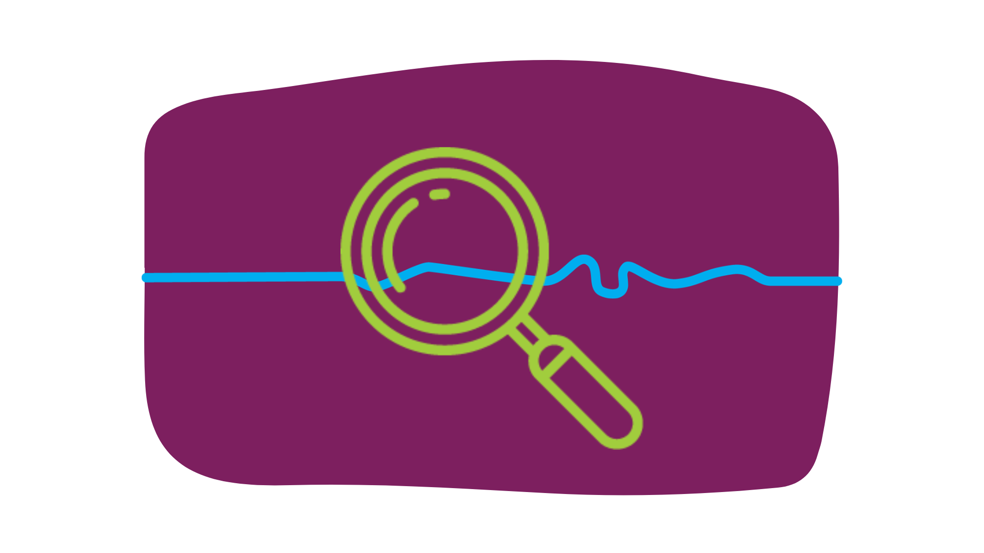 River Thames and magnifying glass icons
