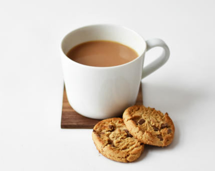 Cup of tea and cookies